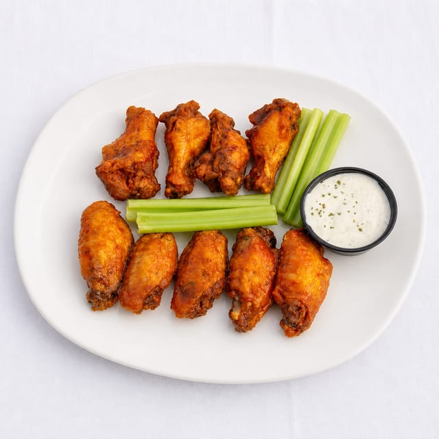 Traditional Bone In Chicken Wings.