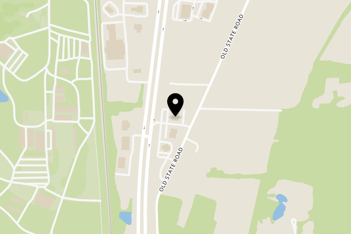 Map showing the location of Prime Time North on 12301 US-41 in Evansville